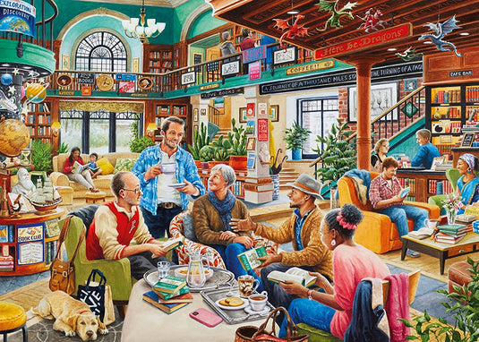 Turn the Page Bookclub 1000 Piece Jigsaw Puzzle by Ravensburger - 2