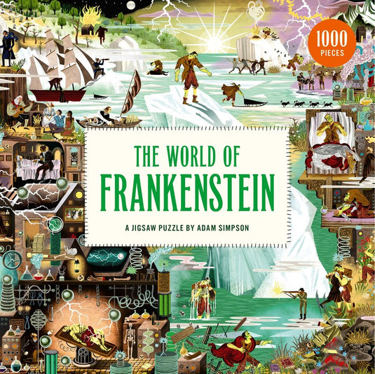 The World of Frankenstein 1000 Piece Jigsaw Puzzle - 1