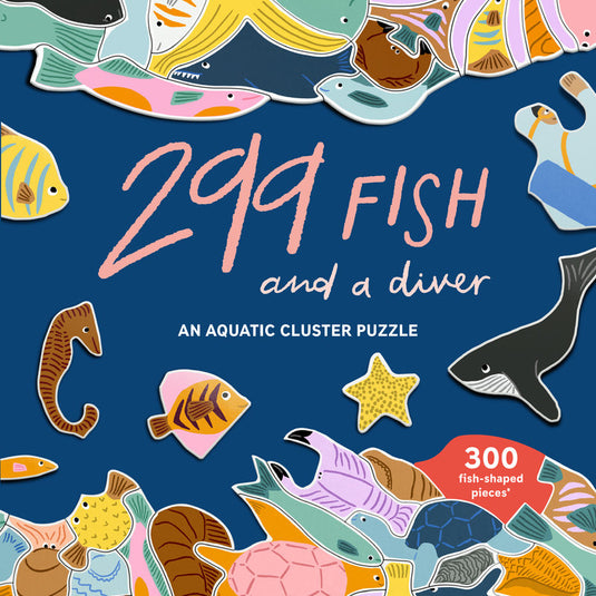 299 Fish (and a Diver) 300 Piece Jigsaw Puzzle - 1