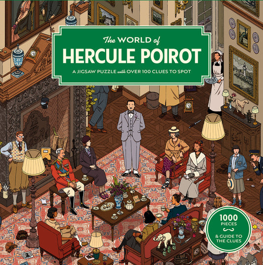 The World of Hercule Poirot 1000 Piece Jigsaw Puzzle - 1