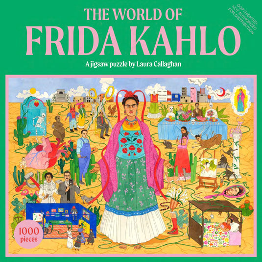 The World of Frida Kahlo 1000 Piece Jigsaw Puzzle - 1