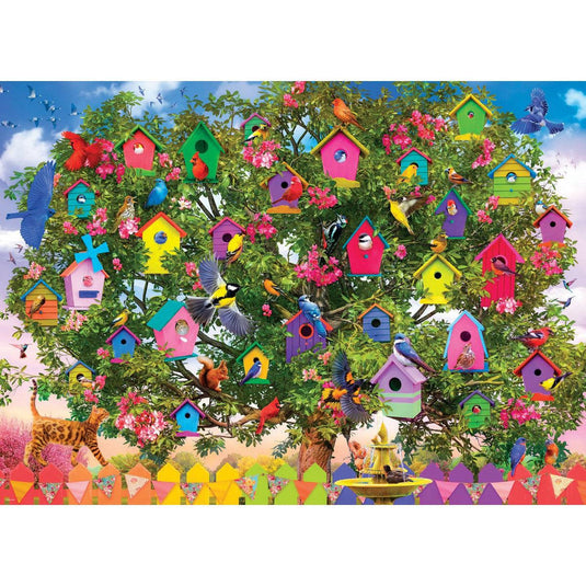 Bird House Hotel by Olena 1000 Piece Jigsaw Puzzle by Eurographics - 2