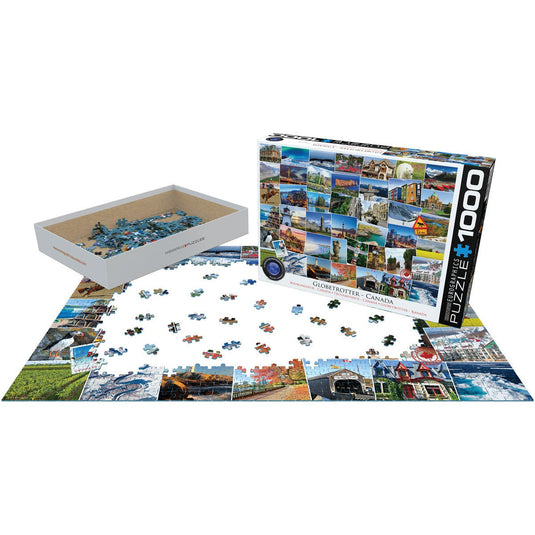 Canada Globetrotter 1000 Piece Jigsaw Puzzle by Eurographics - 3
