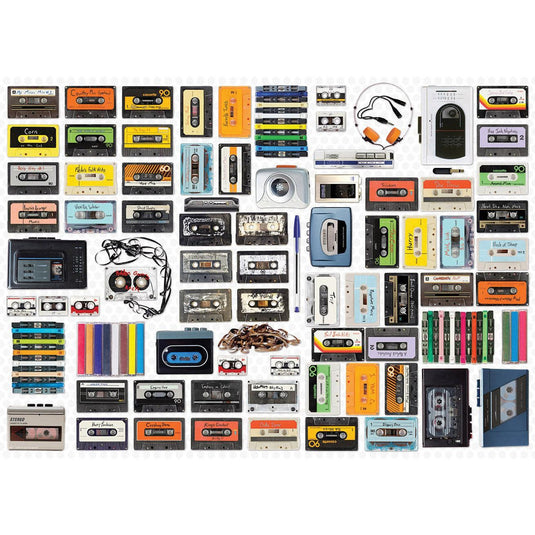 Classic Cassette Player Tin 550 Piece Jigsaw Puzzle by Eurographics - 2