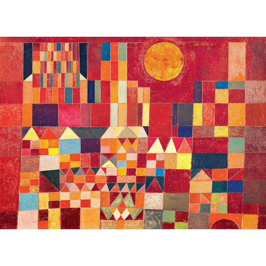 Castle and Sun by Paul Klee 1000 Piece Jigsaw Puzzle by Eurographics - 2