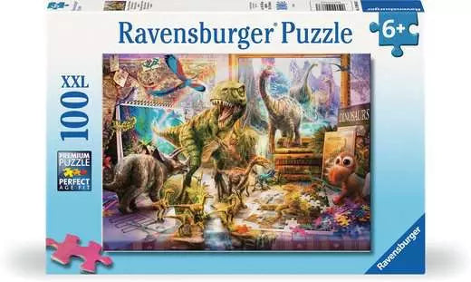 Dinosaur Escape 100 Piece Jigsaw Puzzle by Ravensburger - 1