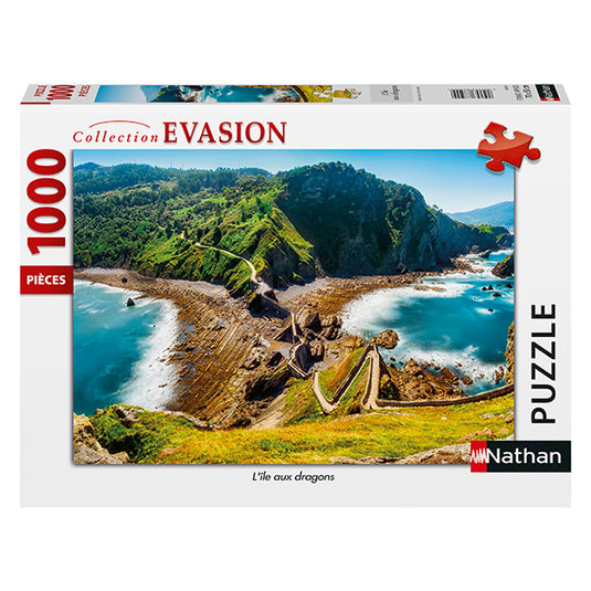 Dragon Island 1000 Piece Jigsaw Puzzle by Nathan - 1