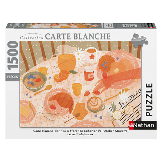 Breakfast 1500 Piece Jigsaw Puzzle by Nathan - 1