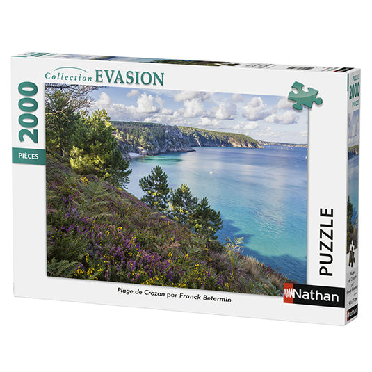 Crozon Beach 2000 Piece Jigsaw Puzzle by Nathan - 1