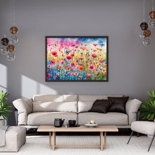 Poppy Meadow 1000 Piece Jigsaw Puzzle by Schmidt Puzzle - 6