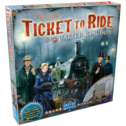 Ticket To Ride: Map #5 United Kingdom / Pennsylvania Board Game Expansion by Days Of Wonder