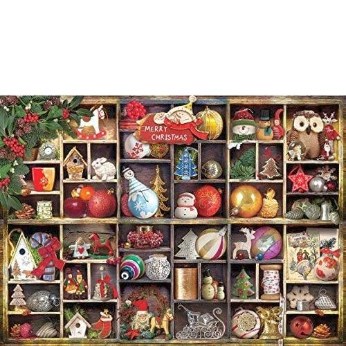 Christmas Ornaments 1000 Piece Jigsaw Puzzle by Eurographics - 1