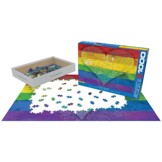 Love & Pride! 1000 Piece Jigsaw Puzzle by Eurographics - 3