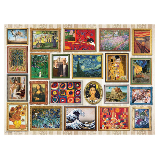 Fine Art Masterpieces 1000 Piece Jigsaw Puzzle by Eurographics - 2