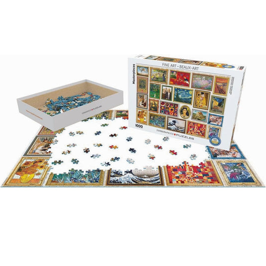 Fine Art Masterpieces 1000 Piece Jigsaw Puzzle by Eurographics - 3