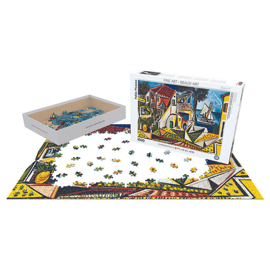Medit. Landscape by Picasso 1000 Piece Jigsaw Puzzle by Eurographics - 3