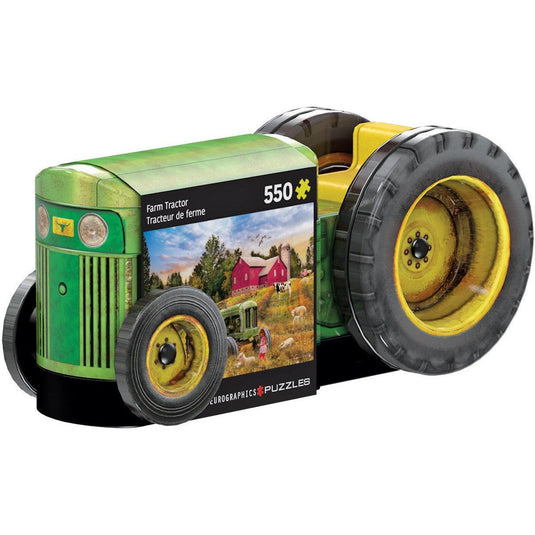 Farm Tractor Tin 550 Piece Jigsaw Puzzle by Eurographics - 1