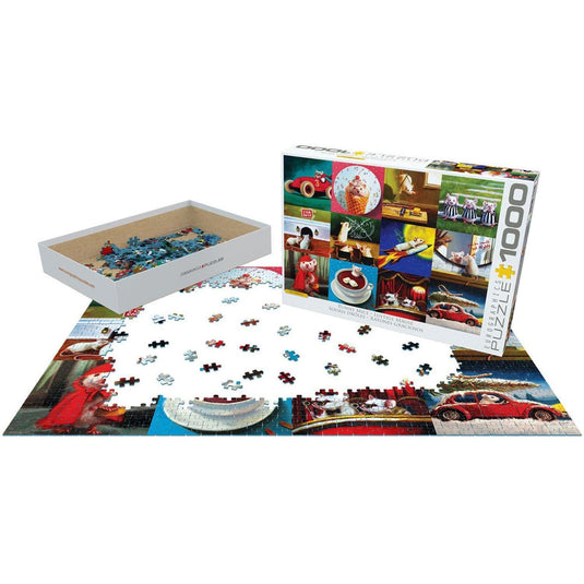Funny Mice 1000 Piece Jigsaw Puzzle by Eurographics - 3