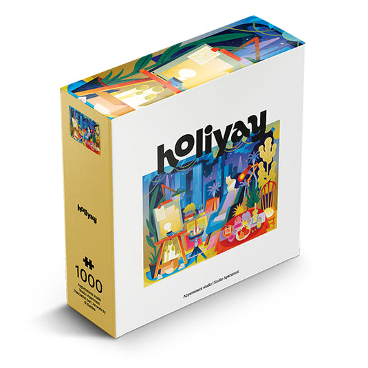 Studio Apartment A. Hussin 1000 Piece Jigsaw Puzzle by Holiyay