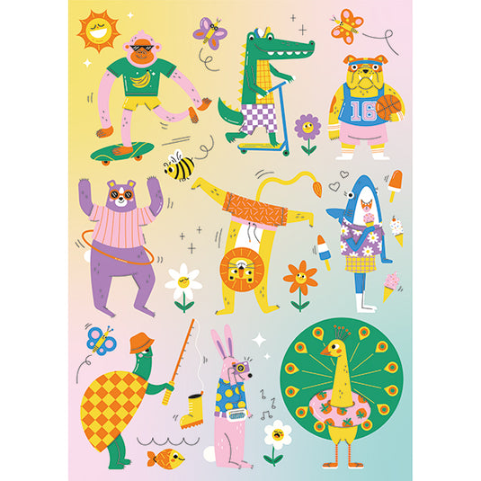 Festivanimals 1000 Piece Jigsaw Puzzle by Holiyay - 2