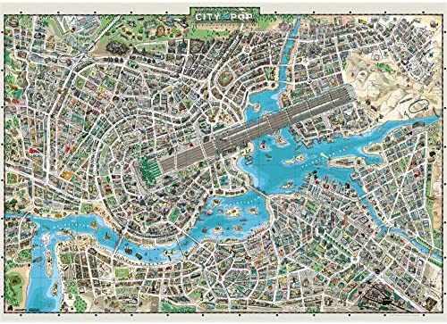 City of Pop 2000 Piece Jigsaw Puzzle by Heye - 2