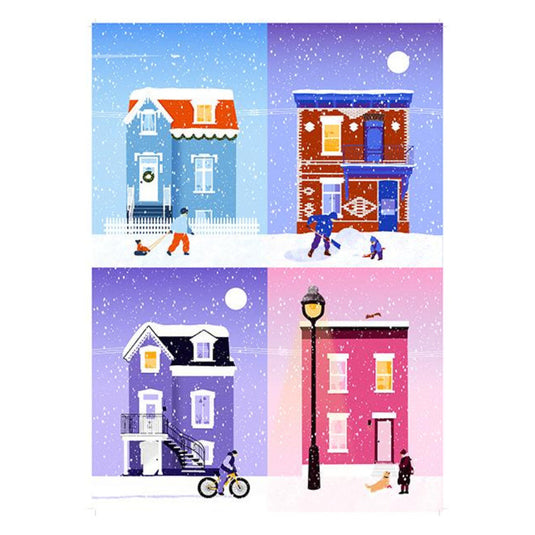 Snowy in Montréal 1000 Piece Jigsaw Puzzle by Holiyay - 2