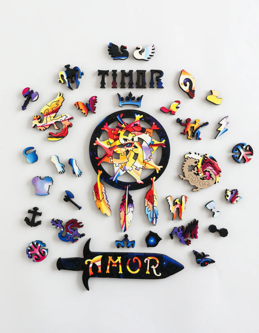 Resilience and Rebirth by Sam Millard 501 Piece Wooden Jigsaw Puzzle by Stumpcraft