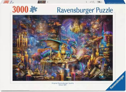 Dragon's Library 3000 Piece Jigsaw Puzzle by Ravensburger