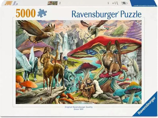 Mushrooms & Myths 5000 Piece Jigsaw Puzzle by Ravensburger
