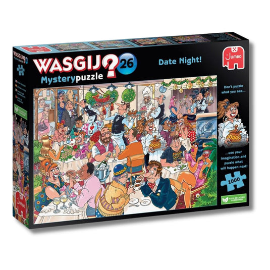 Wasgij Mys. 26 Date Night 1000 Piece Jigsaw Puzzle by Jumbo - 1