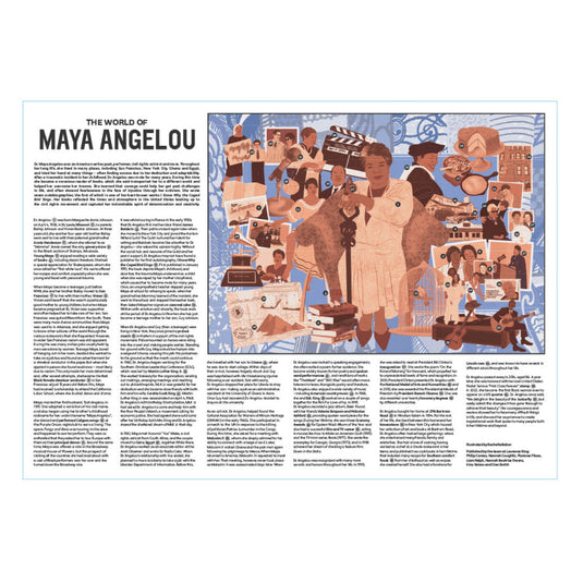 The World of Maya Angelou 1000 Piece Puzzle by Laurence King - 3