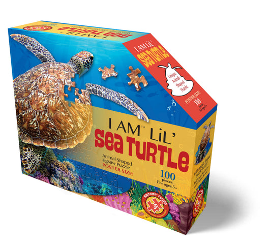 I Am Lil' Sea Turtle 100 Piece Puzzle by Madd Capp Box Front