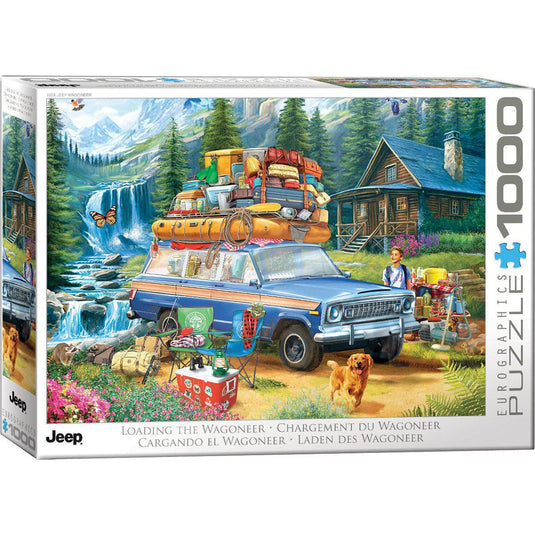 Jeep-Loading WagoneerbyBigelow 1000 Piece Jigsaw Puzzle by Eurographics - 1