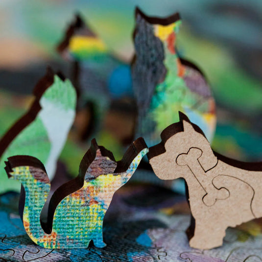 Treerific by Lukas Robillard 232 Piece Wooden Jigsaw Puzzle by Stumpcraft
