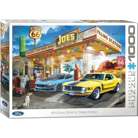 Ford - Boss vs DarkHorse by DSV 1000 Piece Jigsaw Puzzle by Eurographics - 1