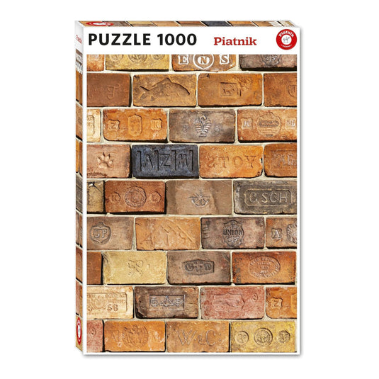 Bricks 1000 Piece Jigsaw Puzzle by Piatnik - 1