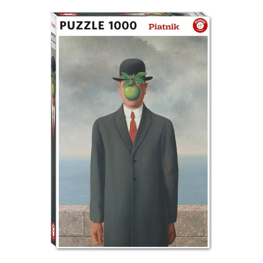 Magritte Son Of Man 1000 Piece Jigsaw Puzzle by Piatnik - 1