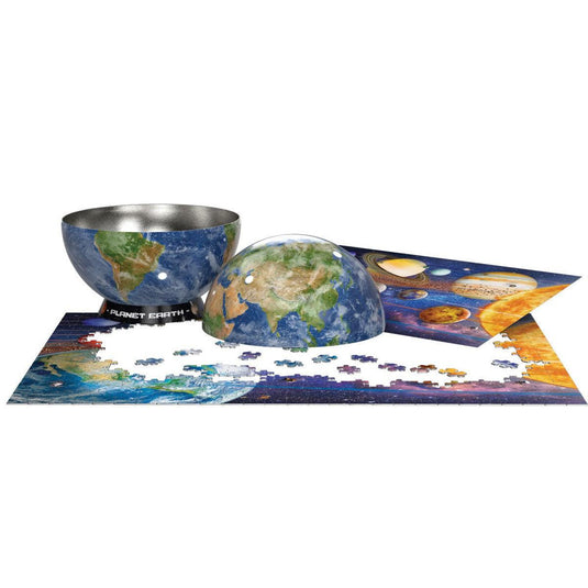 Planet Earth Tin 550 Piece Jigsaw Puzzle by Eurographics - 5