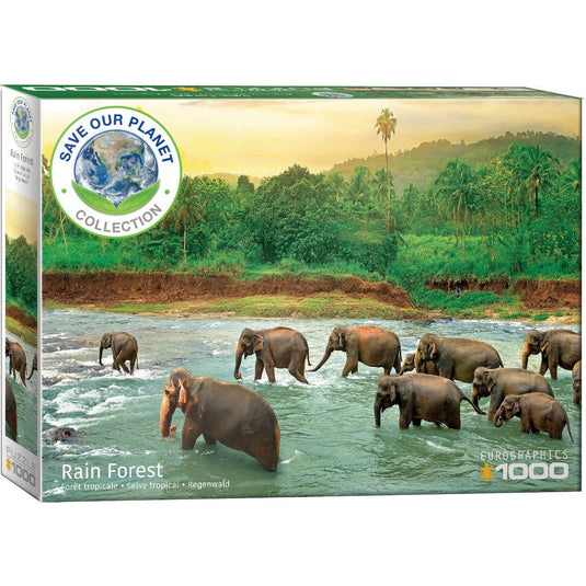 Rainforest 1000 Piece Jigsaw Puzzle by Eurographics - 1