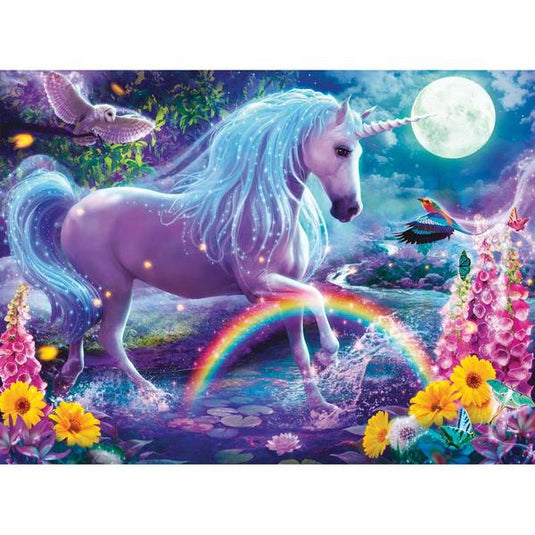 Glitter Unicorn 100 Piece Glitter Puzzle by Ravensburger - 1
