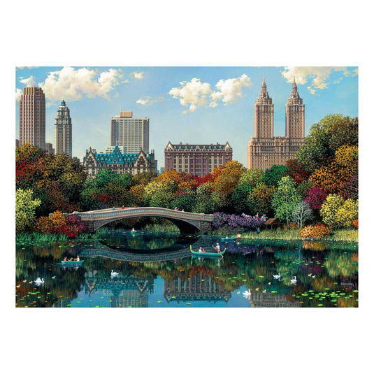NY Central Park, Bow Bridge 1000 Piece Jigsaw Puzzle by Ravensburger - 2