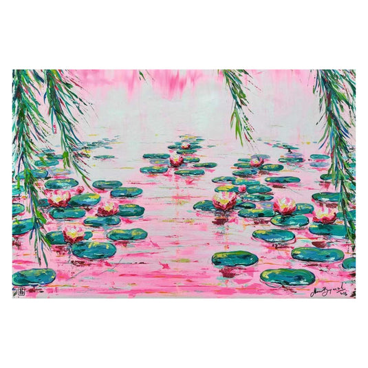 Pink Water Lilies 4000 Piece Jigsaw Puzzle by Ravensburger - 2