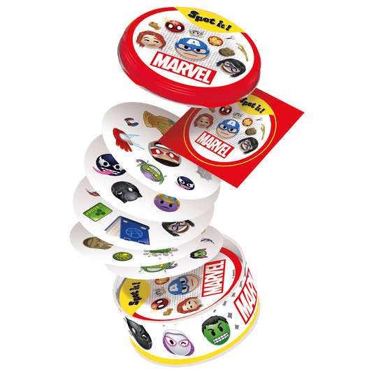 Spot It! Marvel Emojis Card Game by Zygomatic