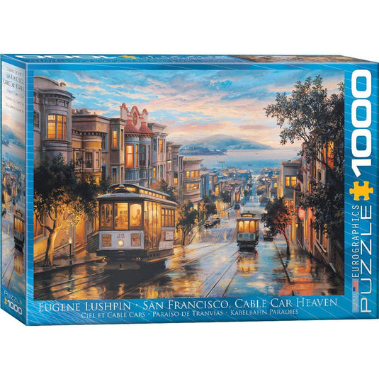 Cable Car Heaven by Lushpin 1000 Piece Jigsaw Puzzle by Eurographics - 1