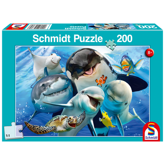 Friends Of The Underwater World 200 Piece Jigsaw Puzzle by Schmidt Puzzle - 1
