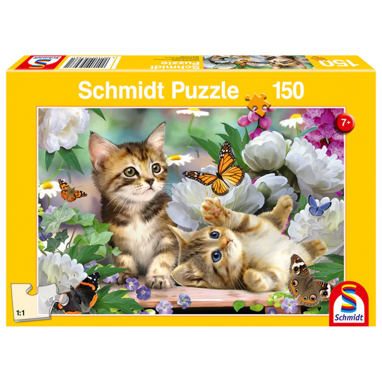 Mischievous Kittens 150 Piece Jigsaw Puzzle by Schmidt Puzzle - 1