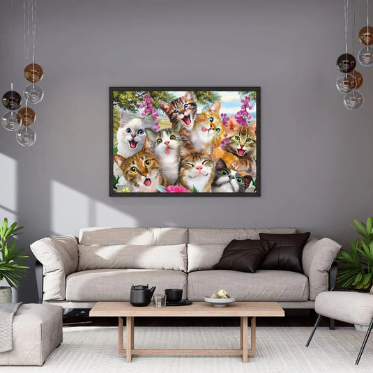 Cat Selfie 500 Piece Jigsaw Puzzle by Schmidt Puzzle - 2