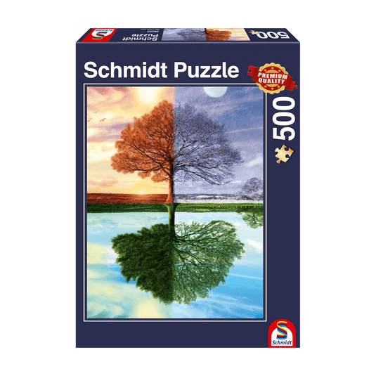 The Tree Of The 4 Seasons 500 Piece Jigsaw Puzzle by Schmidt Puzzle - 1