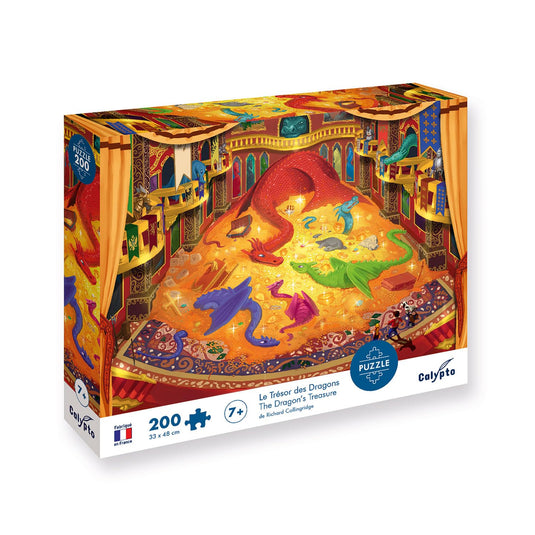 Le TrŽsor Des Dragons 200 Piece Jigsaw Puzzle by Sentosphere - 1