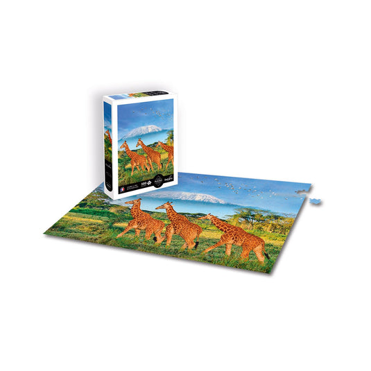 Giraffes 500 Piece Jigsaw Puzzle by Sentosphere - 2